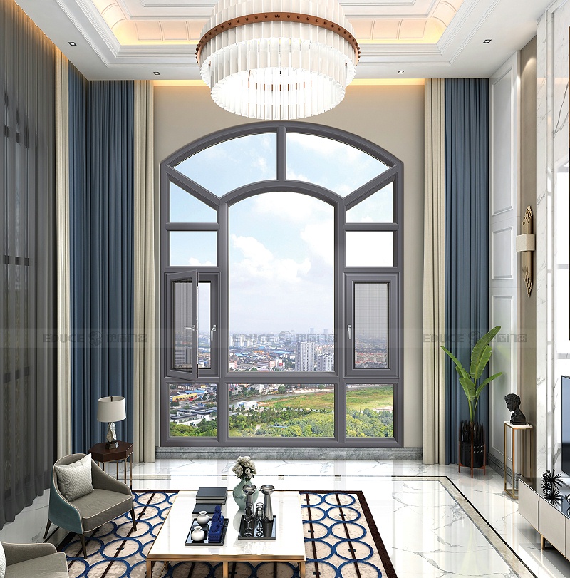 簡(jiǎn)愛時(shí)光平開窗-ZJ135mm 灰色